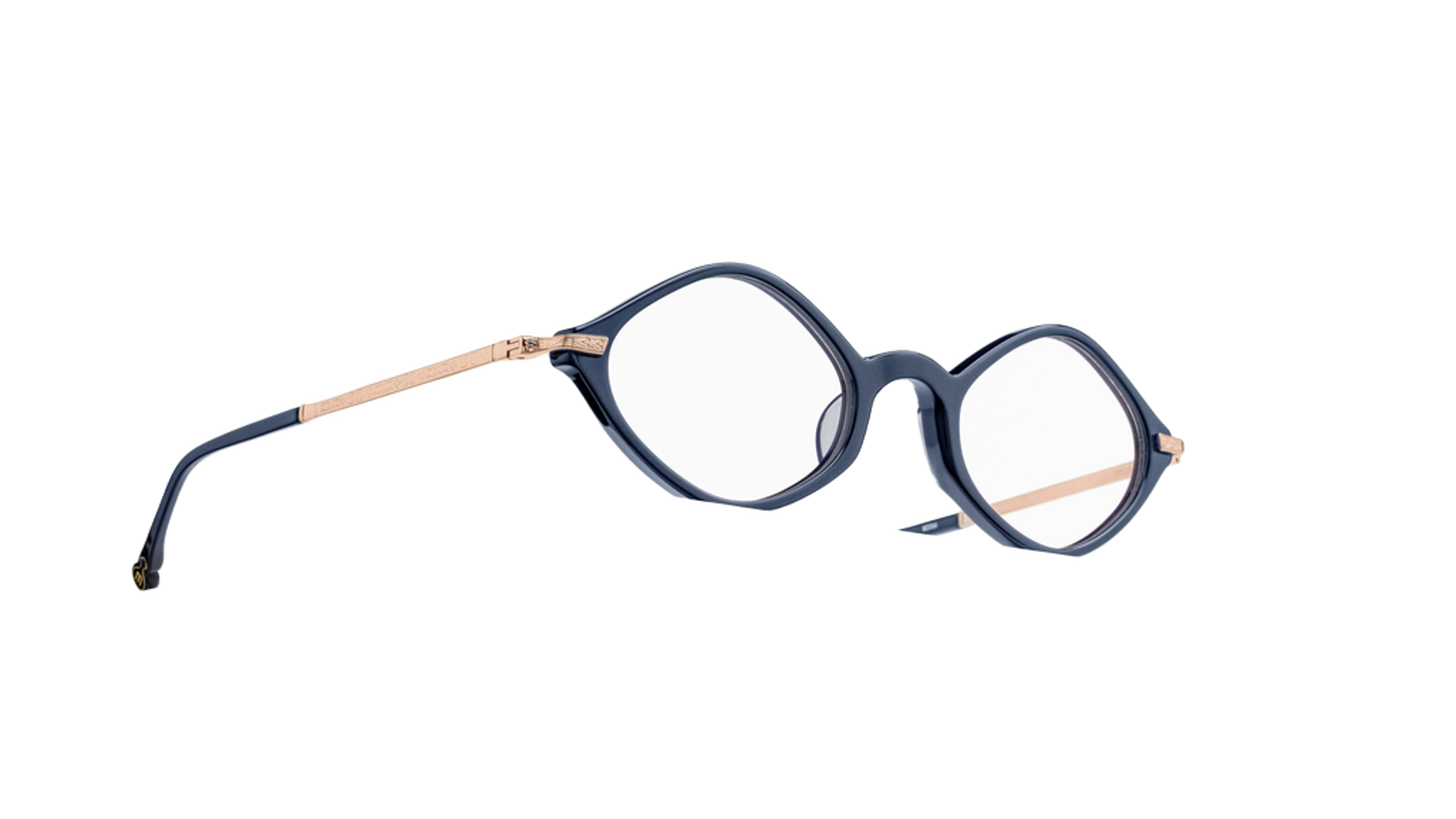 Matsuda M2066 naočare, boja Navy Rose Gold, pogled pod uglom