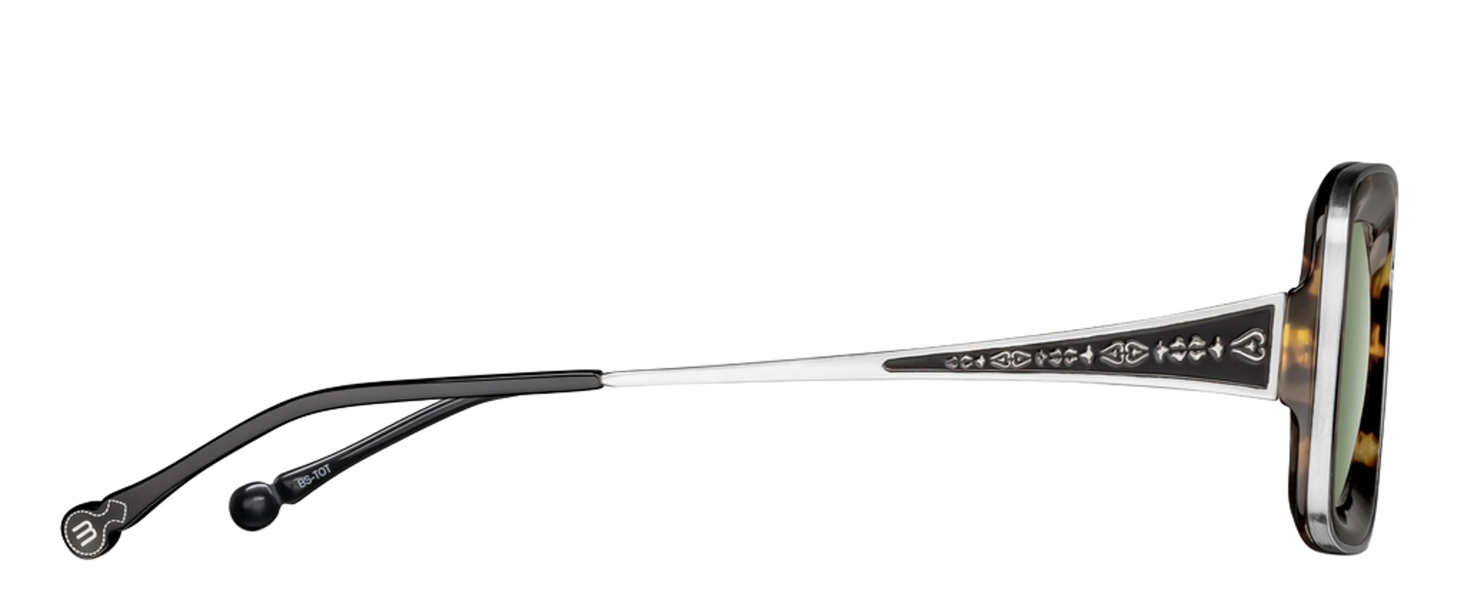 Matsuda M3124 naočare, boja Tokyo Tortoise Brushed Silver, leva drška
