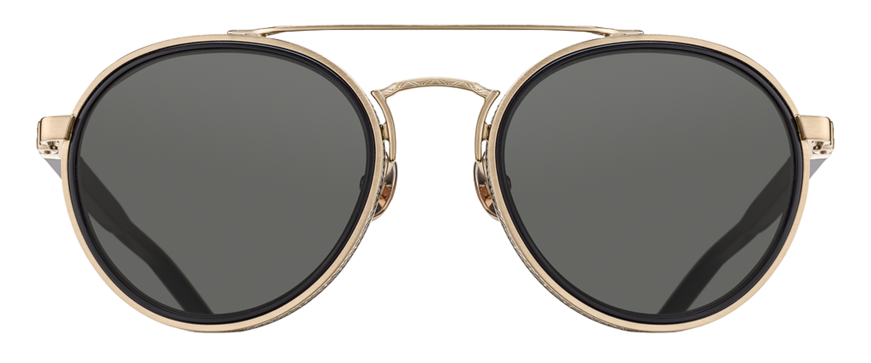 Matsuda M3156 naočare, boja Brushed Gold Black, prednji kadar