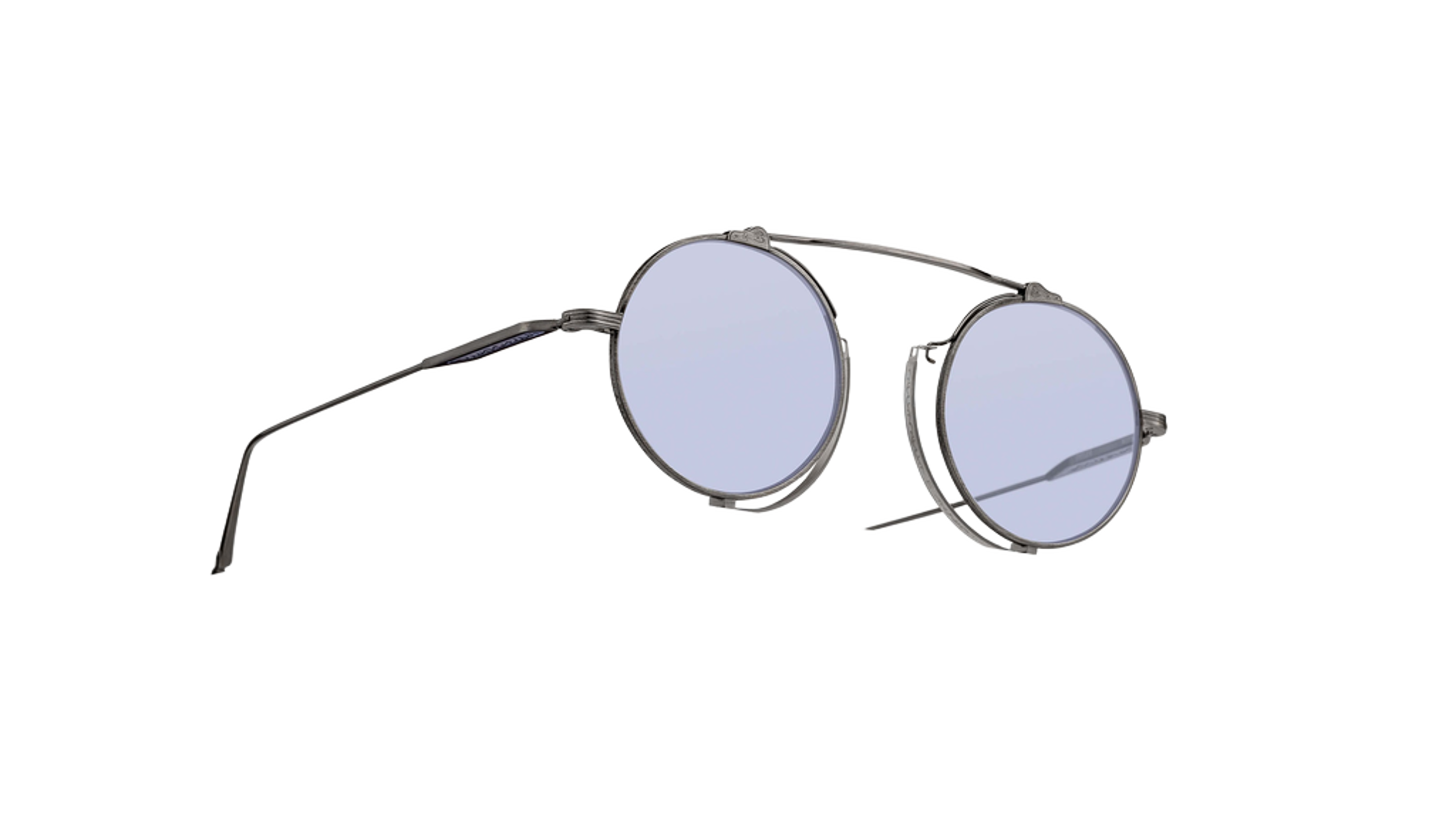 Matsuda M3154 naočare, boja Antique Silver, pogled pod uglom