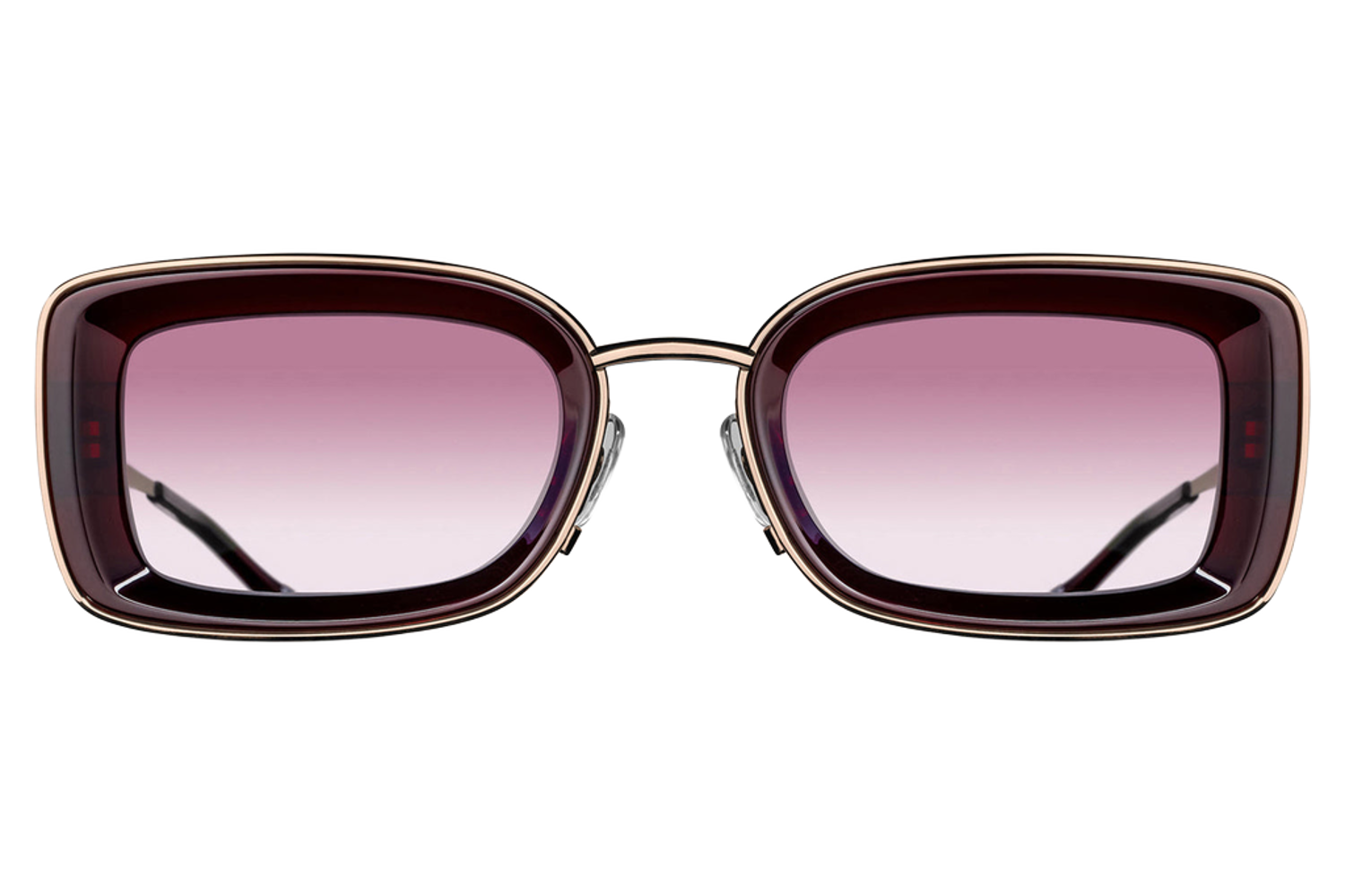 Matsuda M3124 naočare, boja Rose Gold Bordeaux, prednji kadar