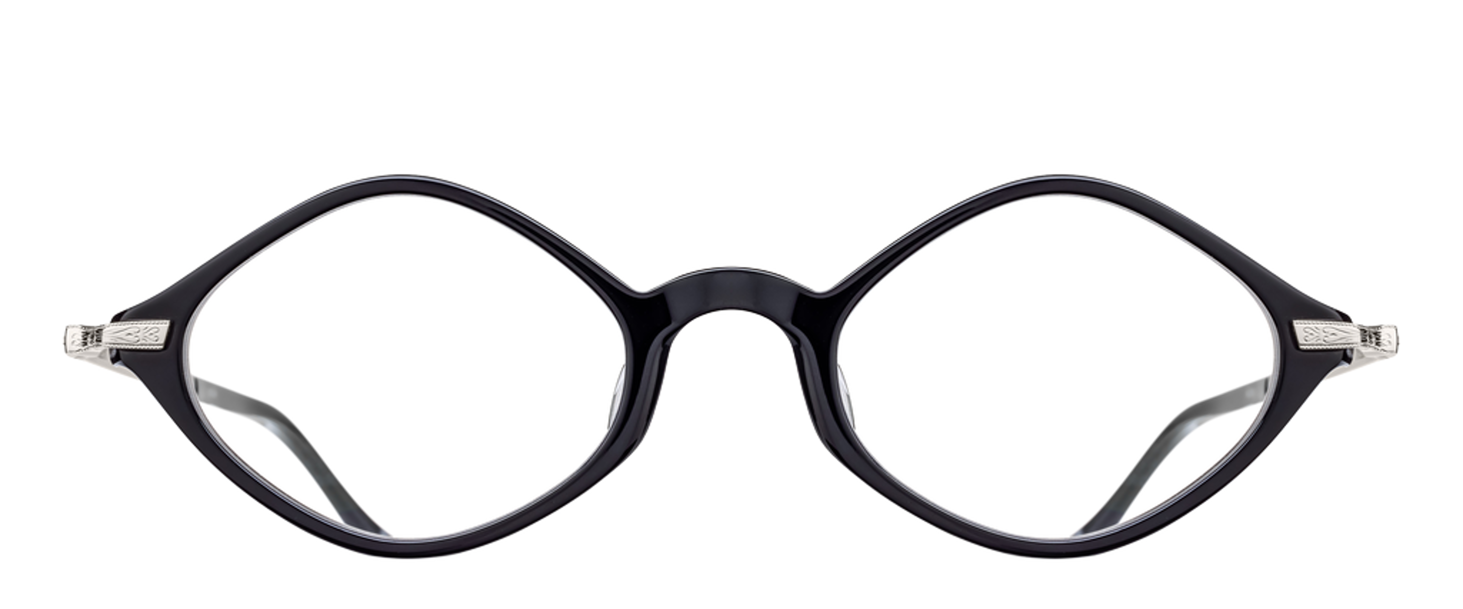 Matsuda M2066 naočare, boja Black Palladium White, prednji kadar